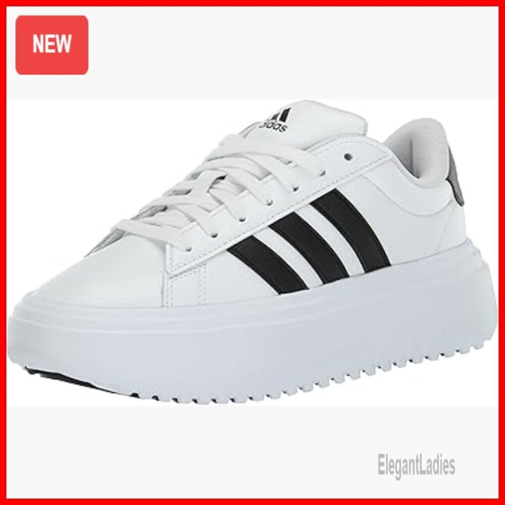 Platform Sneakers Casual Tennis-Inspired Shoes Lightweight Comfort Memory Foam